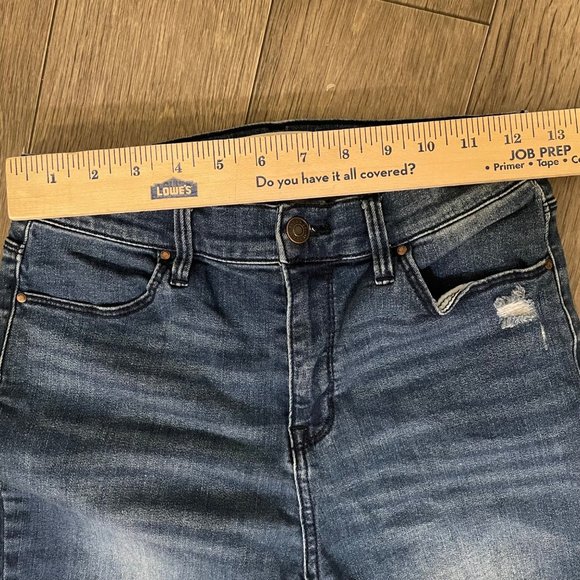 Pacsun High Rise Ankle Jegging Jeans Womens Size 27L Blue Denim Distressed - Picture 5 of 7